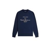 Fred Perry Original Sportswear Sweatshirt (FR/ES, Letras, XL, Regular, Regular, Negro)