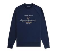 Fred Perry - Original Sportswear Sweatshirt - Sweatshirts & Hoodies - Hombre - Azul - XL -