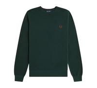 Fred Perry - Piqué Stitch Jumper - Knitwear - Hombre - Verde - M -