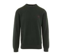 Fred Perry- Pique Stitch Jumper- Knitwear- Hombre- Verde- M- Pique Stitch Jumper