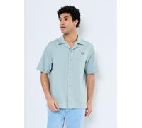 Fred Perry PIQUE TEXTURE REVERE COLLAR SH S Azul