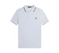 Fred Perry - Polo a Rayas con Ribete - Tops - Hombre - Azul - L -