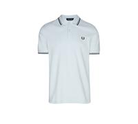 Fred Perry Polo Twin Tipped Fred Perry Shirt, Gris/Azul/Azul Marino, Talla XXL