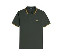 Fred Perry - Polo con Logo Verde Algodón Manga Corta - Tops - Hombre - Verde - M -