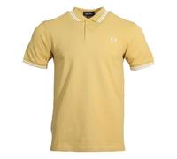 Fred Perry Polo de manga corta para hombre - M3600, Honey/White, 3XL