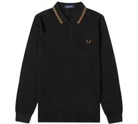 Fred Perry Polo Diseño Collar de Doble Punta de Manga Larga para (SY401)