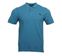 Fred Perry Polo para hombre M6000 sin rayas de contraste, azul (ocean), M