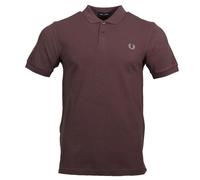 Fred Perry Polo para hombre M6000 sin rayas de contraste, Marrón oscuro (u85), M