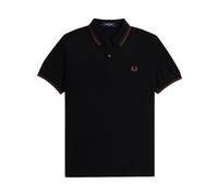 Fred Perry- Polo Shirt- Tops- Hombre- Negro- L- Polo Shirt