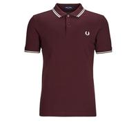 Fred Perry Polo TWIN TIPPED FRED PERRY SHIRT in Rojo EU XL