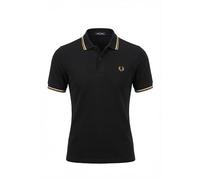 Fred Perry Polo Twin Tipped Fred Perry Shirt, Negro, Talla S