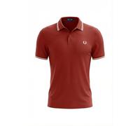 Fred Perry Polos mm3600 07b burntred/snwht, M