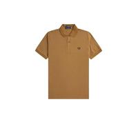 Fred Perry Reissues Original UK Plain Polo (FR/ES, Números, 44, Regular, Regular, Marron)