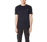 Fred Perry Ringer T-Shirt "Navy", Camiseta - XL