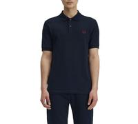Fred Perry Slim Fit Plain Polo M6000 (FR/ES, Letras, L, Regular, Regular, Azul)
