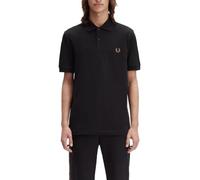 Fred Perry Slim Fit Plain Polo M6000 (FR/ES, Letras, L, Regular, Regular, Negro)
