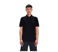 Polo fred perry twin tipped fred perry hombre negro/rojo XL