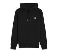 Fred Perry - Sudadera con Capucha Doble Raya - Sweatshirts & Hoodies - Hombre - Negro - XL -