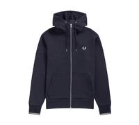 Fred Perry - Sudadera con Capucha y Cremallera - Sweatshirts & Hoodies - Hombre - Azul - XL -