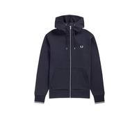 FRED PERRY Sudadera con cremallera azul oscuro | XXXL