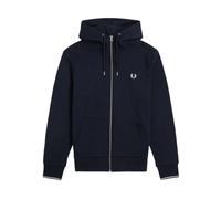 Fred Perry- Sudadera con cremallera- Sweatshirts & Hoodies- Hombre- Azul- 2XL- Sudadera con cremallera