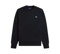 Fred Perry - Sudadera con Cuello Redondo y Logo Llamativo - Sweatshirts & Hoodies - Hombre - Negro - L -