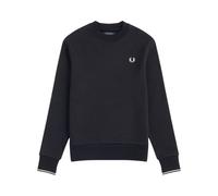 FELPA UOMO GIROCOLLO FRED PERRY NAVY/DARK CARAMEL