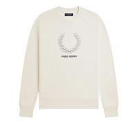 Fred Perry- Sudadera Outline Laurel Wreath- Sweatshirts & Hoodies- Hombre- Blanco- L- Sudadera Outline Laurel Wreath