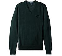 Fred Perry Suéter clásico con cuello en V para - verde - XX-Large