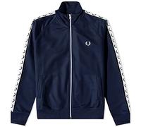 Fred Perry Taped Track Jacket Carbon Blue (XL, Carbon Blue)