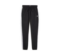 Fred Perry Taped Track Pant (FR/ES, Letras, S, Regular, Regular, Negro)