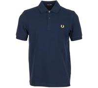 Fred Perry The Shirt Polo para hombre, Tennis Blue Lemon Barley, L