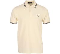 Fred Perry Twin Tipped Shirt, Polo para hombre, Crudo Oxblood Green, L