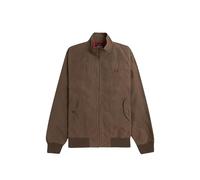 Fred Perry UK Waxed Harrington Jacket (FR/ES, Letras, S, Regular, Regular, Marron)