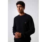 Fred Perry Waffle Stitch Jumper S Negro