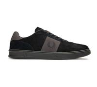 Fred Perry Zapatillas de gamuza B4, Black, 45 EU