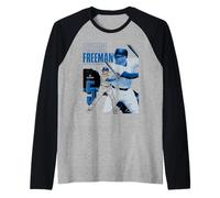 Freddie Freeman | Jugador de béisbol de Los Ángeles D | MLBFFR304N Camiseta Manga Raglan
