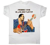 Freddie King Freddie King Is A Blues Master All Size ShirtWhiteL