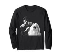 Freddie Mercury Queen en Vivo: NEC Arena The Game Tour 1980 Manga Larga