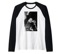 Freddie Mercury Queen, Rock británico en Vivo, NEC Arena, The Works Camiseta Manga Raglan