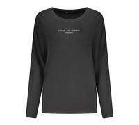Freddy - Camiseta de manga larga con banda con logo en los hombros - Tops - Mujer - Negro - S -