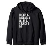 Freddy Michael Jason Chucky y yo Halloween Sudadera con Capucha