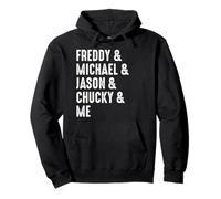 Freddy Michael Jason Chucky y yo Halloween Sudadera con Capucha