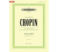 Frederic chopin : ballades - the complete chopin - opus 23, 38, 47, 52 - piano (Complete Chopin - a New Critical Edition)