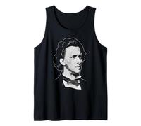 Frederic Chopin Retro Propaganda Camiseta sin Mangas