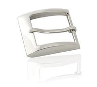 FREDERIC HERMANO Hebilla De Cinturón 40mm de Plata de Metal Pulido - Hebilla Kingly - Duerme Para Cinturón Con Ancho de 4 Cm - Colores Plateados Pulido