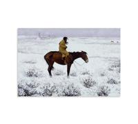 Frederic Rémington - Póster de pared con texto en inglés "The Herd Boy", 40 x 60 cm