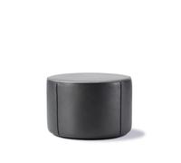Fredericia Furniture Puf Mono Cuero omni 301 black - Ø55 cm