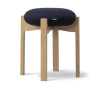 Fredericia Furniture Taburete bajo Pioneer Vidar 786 - roble lacado
