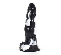 Fredorch Consolador realista de silicona con ventosa fuerte, manos libres, pene suave y flexible, tapón anal, juguete sexual erótico